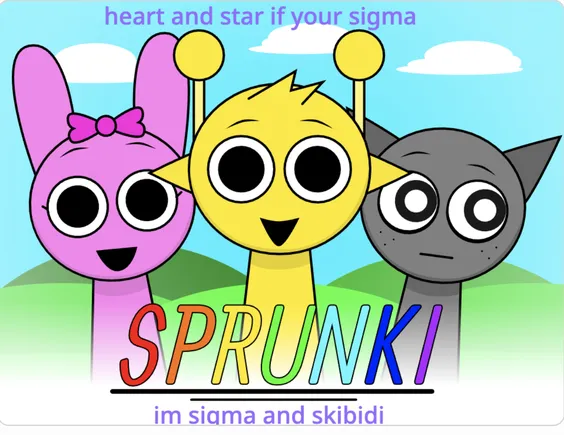 Sprunki But They Stare At You